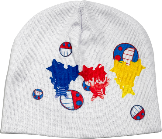 White Yameii Beanie