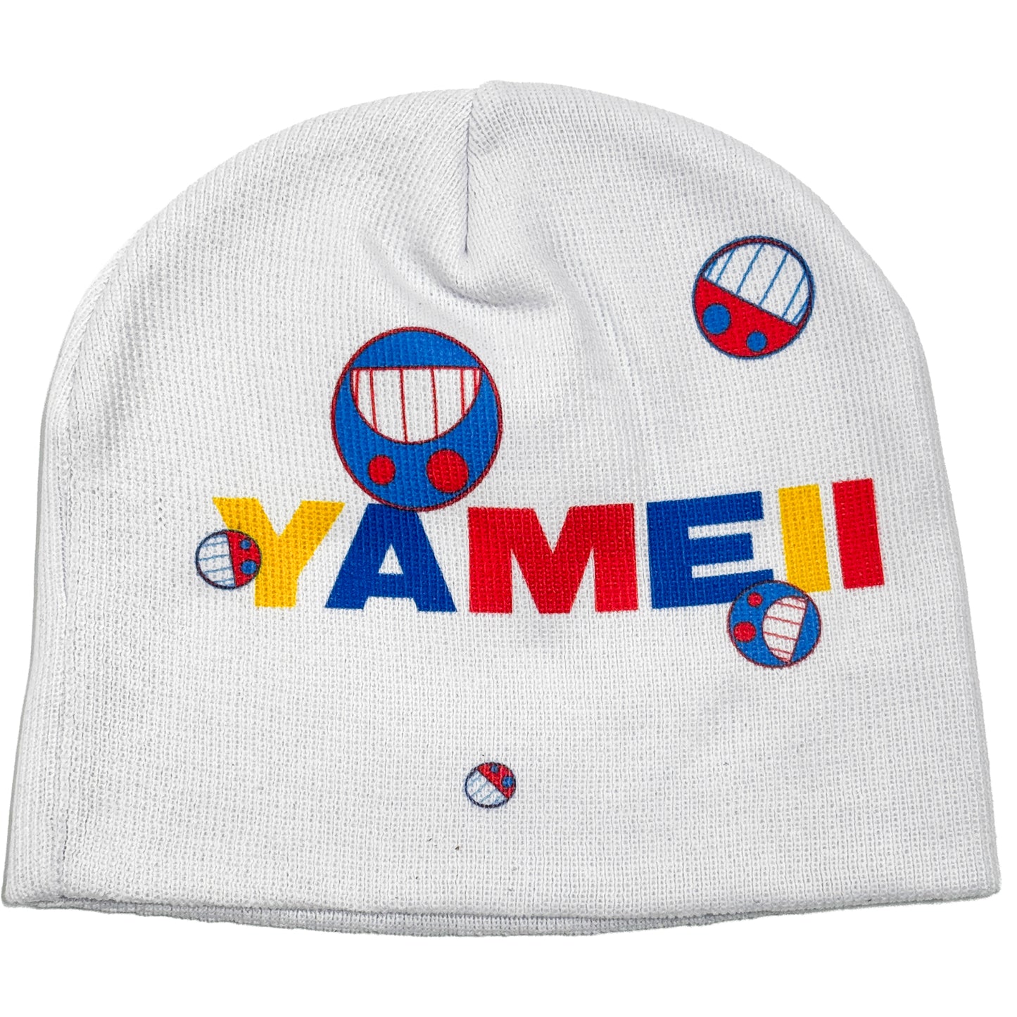 White Yameii Beanie